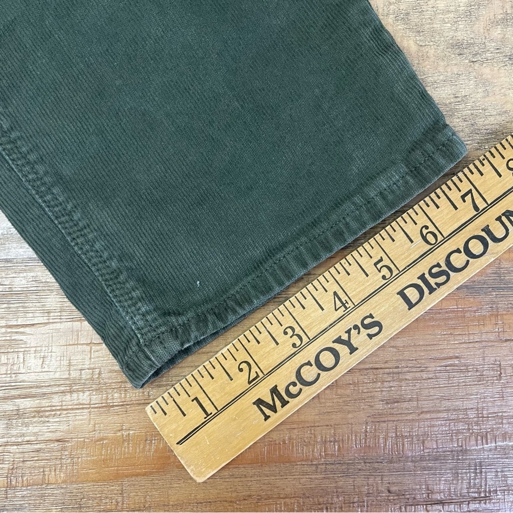 American Eagle Outfitters Corduroy Pants Womens Sz 4 Regular Green 90s Straight - Picture 7 of 12